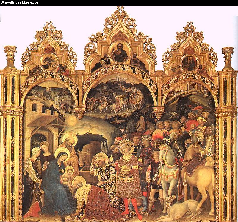 Gentile da  Fabriano The Adoration of the Magi3